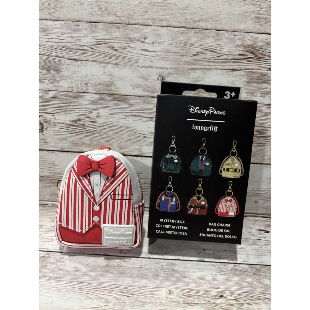 2026 Disney Parks Loungefly Mini Backpack Dapper Dan Bag Charm Keychain New